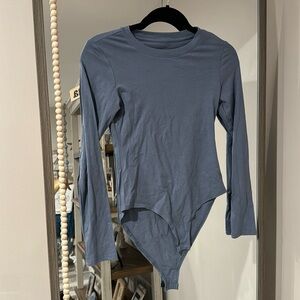 Blue stretchy bodysuit size medium